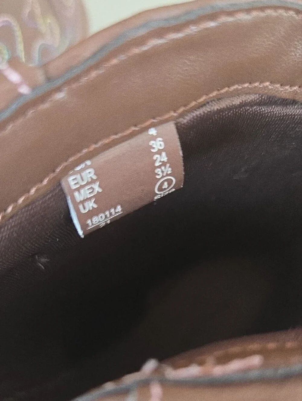 Brown Western Embroidered Mid-Calf Boots